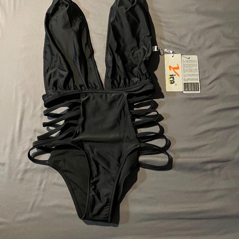 Yira One Piece Black Bathing Suit